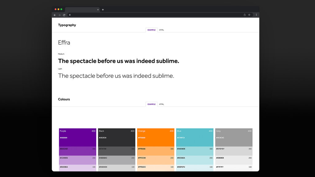 Responsive grid system demonstration