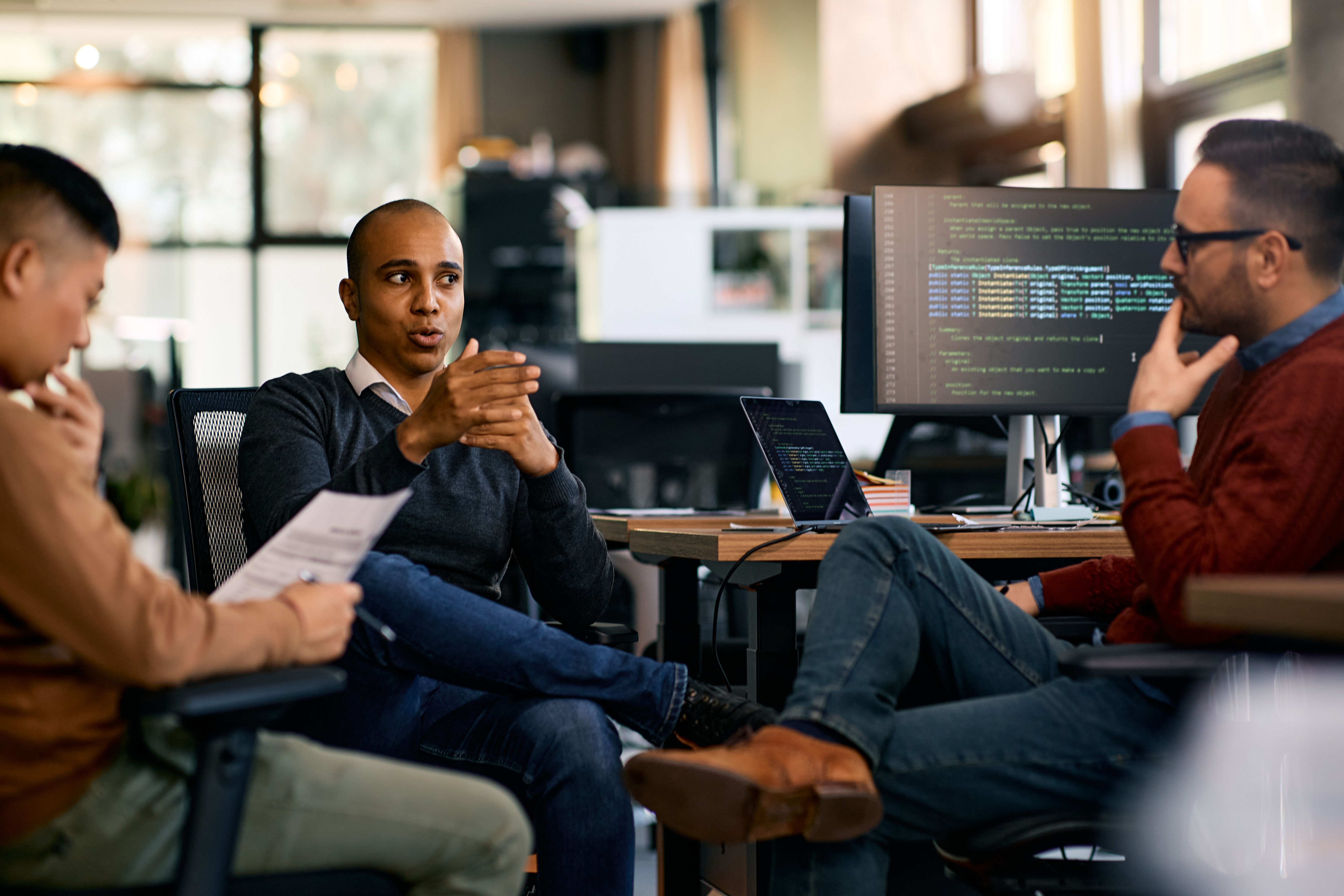 Technical partner collaboration in strategic meeting